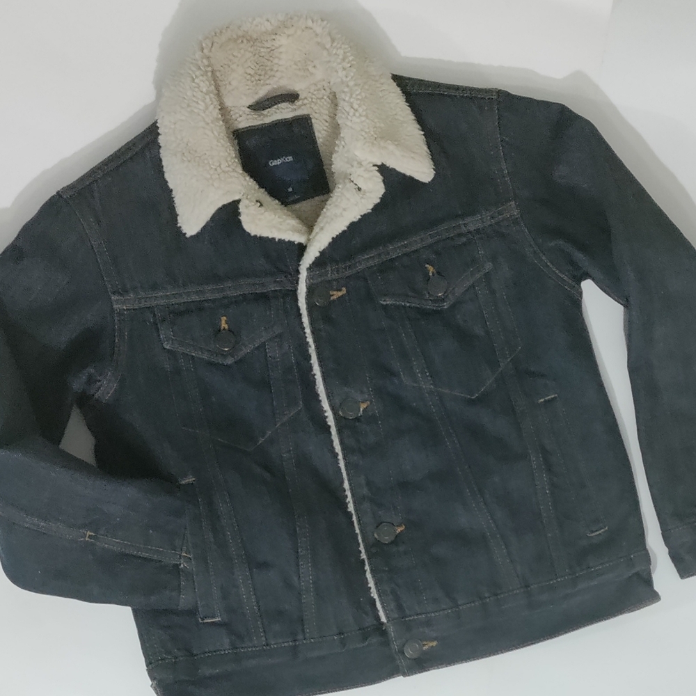 Denim Faux Fur Jacket